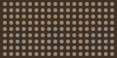 Geometric Pattern in Brown and Beige