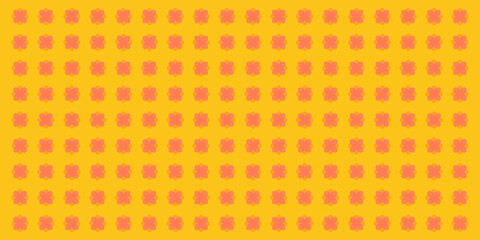 Abstract Geometric Pattern in Yellow and Orange