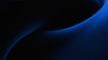 Abstract blue and black color with curved pattern like soft fabric folds is very suitable for...