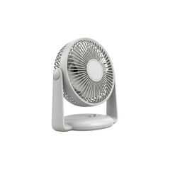 White desktop fan on Transparent background