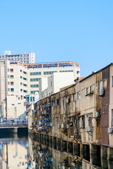 冬の旦過市場　福岡県北九州市　Tanga Market in winter. Fukuoka Pref, Kitakyusyu City.