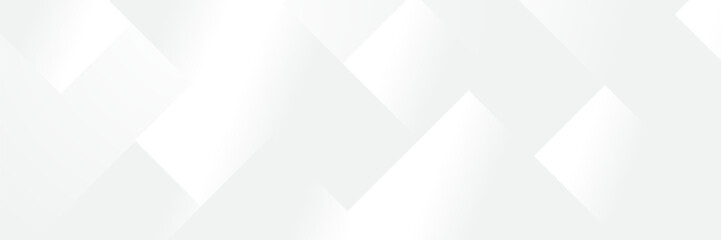 Abstract pattern white geometric banner design background.