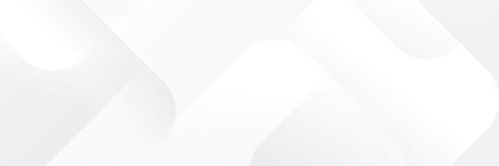 Abstract pattern white geometric banner design background.