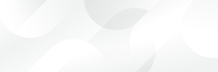 Abstract pattern white geometric banner design background.