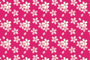 桜の背景イラスト