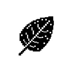 pixel eco leaf icon