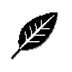 pixel eco leaf icon