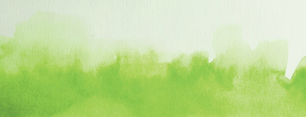 Watercolor background with a soft green background and textured background, blending light and dark green shades. Minimal watercolor paint texture background vector