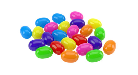 Pile of Colorful Jelly Beans