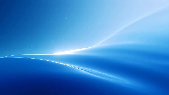 Abstract blue wave and sky