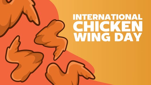 International Chicken Wing Day with delicious chicken wings