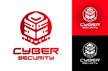 Cybersecurity Company Logo Modern Minimalist Secure Systems