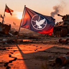 old military battle field now in peace