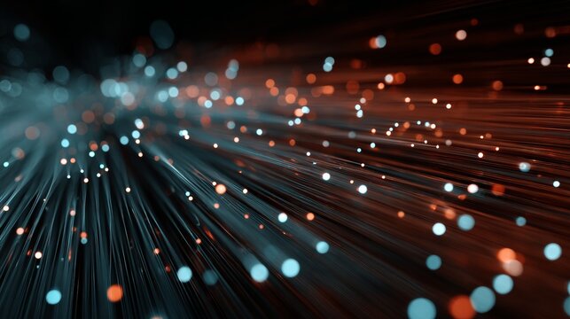 abstract digital technology speed connect cyber nano information, abstract communication, innovation future tech data, internet network connection, Ai big data, line dot illustration background concep