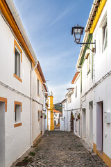 Beautiful medieval village of Alegrete in the Mamede Mountains Natural Park of Portugal.