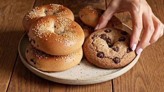 Bagel Bonanza - A Delicious Assortment of Freshly Baked Treats.