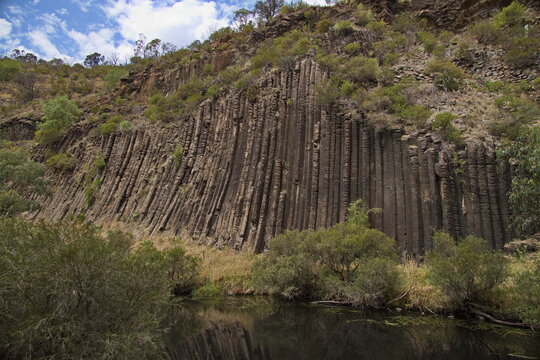 Organ Pipes in Organ Pipes National Park, Victoria, Australia
