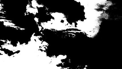 black ink splat, Minimalist Black Ink Abstract