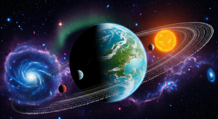 view of planet earth from space