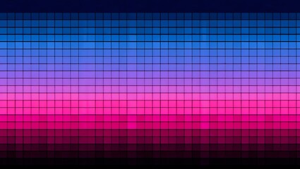 Futuristic digital mosaic gradient blue pink purple background