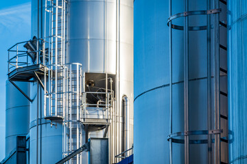 modern industry silo in austria