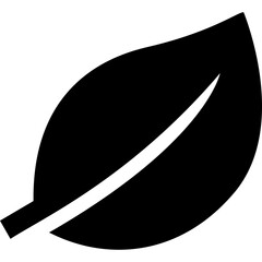 Leaf green color icon logo. Leaf Icon. Black and green leaf ecology nature element vector. Leaves icon on transparent background. 
