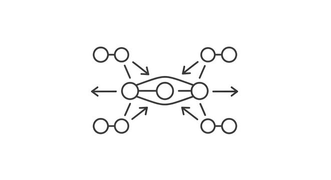 Molecular structure diagram with central atom and ligands