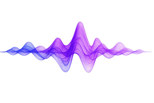 Sound wave displaying audio spectrum analysis, frequency visualization, and a digital equalizer for music and technology concepts