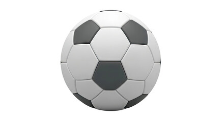 Fototapeta premium Classic Soccer Ball with White and Black Hexagonal Panels