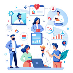 Team collaboration in healthcare with digital tools