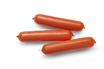 Sausages isolated on transparent background