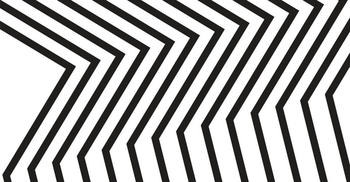 Dynamic abstract geometric pattern with sharp black zigzag lines on a white background, ideal for modern graphic design use