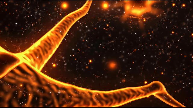 Microscopic human cell structure detailed computer generated 3d model illustrating intricate organelles and cellular biology.