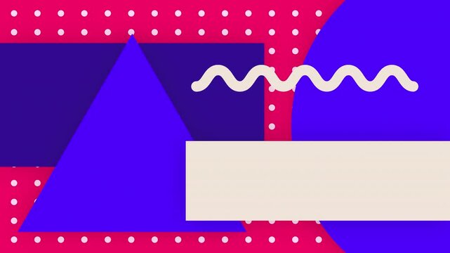 Abstract Geometric Shapes and Patterns in Vibrant Colors for Modern Backgrounds.