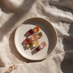 Gummy Bears on a Plate