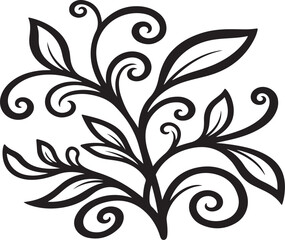Obraz premium Elegant Floral Ornament Vector Set
