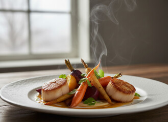 grilled chicken breast with vegetables