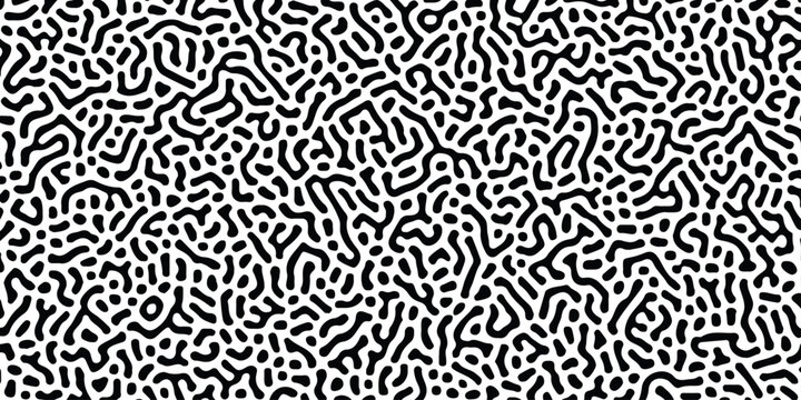 seamless turring interior decoration pattern with fire flames black decor swirl texture background.