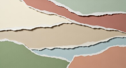 Pastel Earth Tone Paper Collage Texture