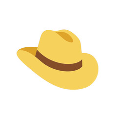 Yellow cowboy hat app icon.