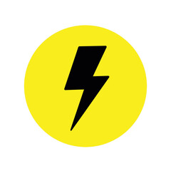 Yellow lightning bolt app icon.