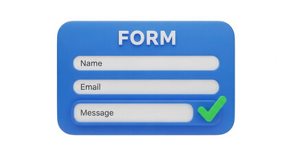 Simple contact form for user input