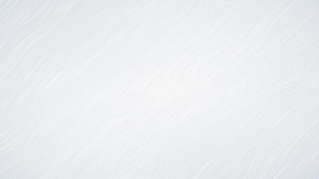 Minimalist White Abstract Wavy Lines Background with Soft Flowing Silk Texture and Subtle Motion Loop