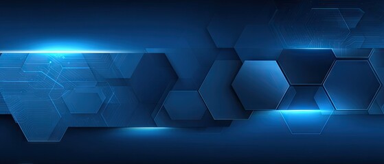 Close-up view of an electronic circuit board with patterns and components against a blue background showcasing technology complexity