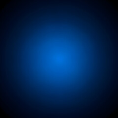 Obraz premium Dark blue background with bright blue center light effect