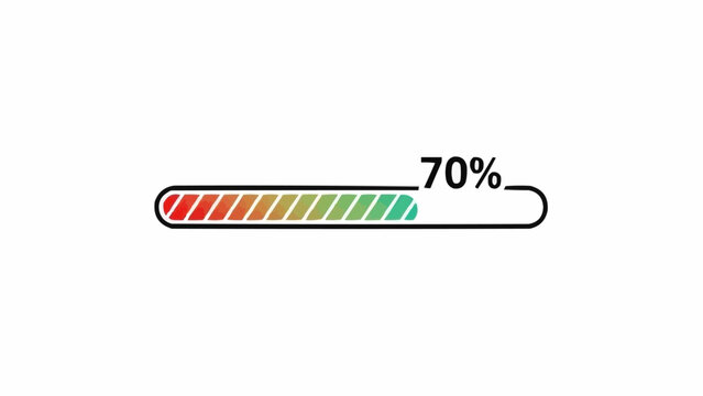 Battery power level indicator gauge.