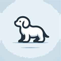 simple minimalist animal silhouette vector logo