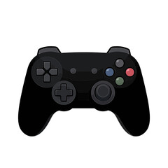Flat vector icon of a gaming controller.