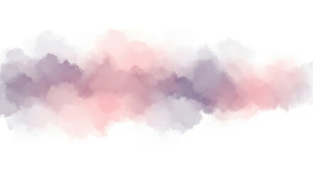 Pink Watercolor Cloud Abstract Background 2