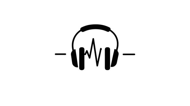 headphone motion video stereo suitable to your brand, display, marketing, and more